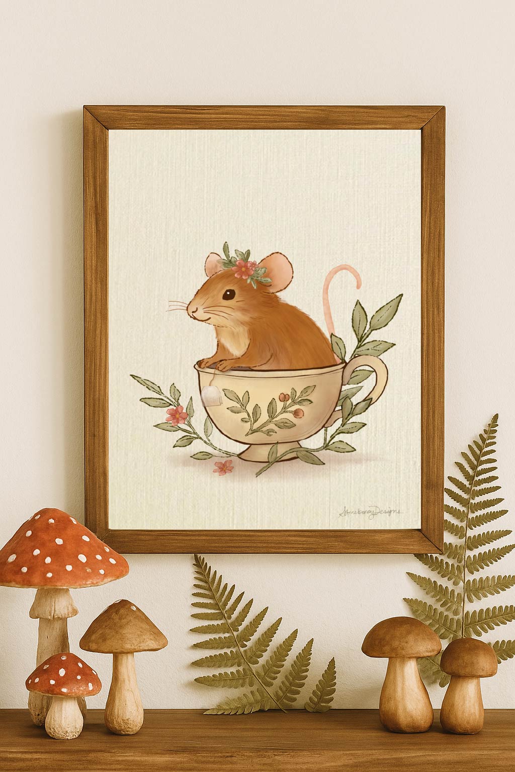 Mouse – Woodland Art Print