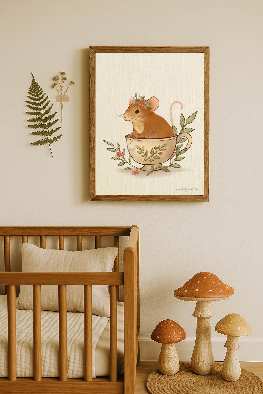 Mouse – Woodland Art Print