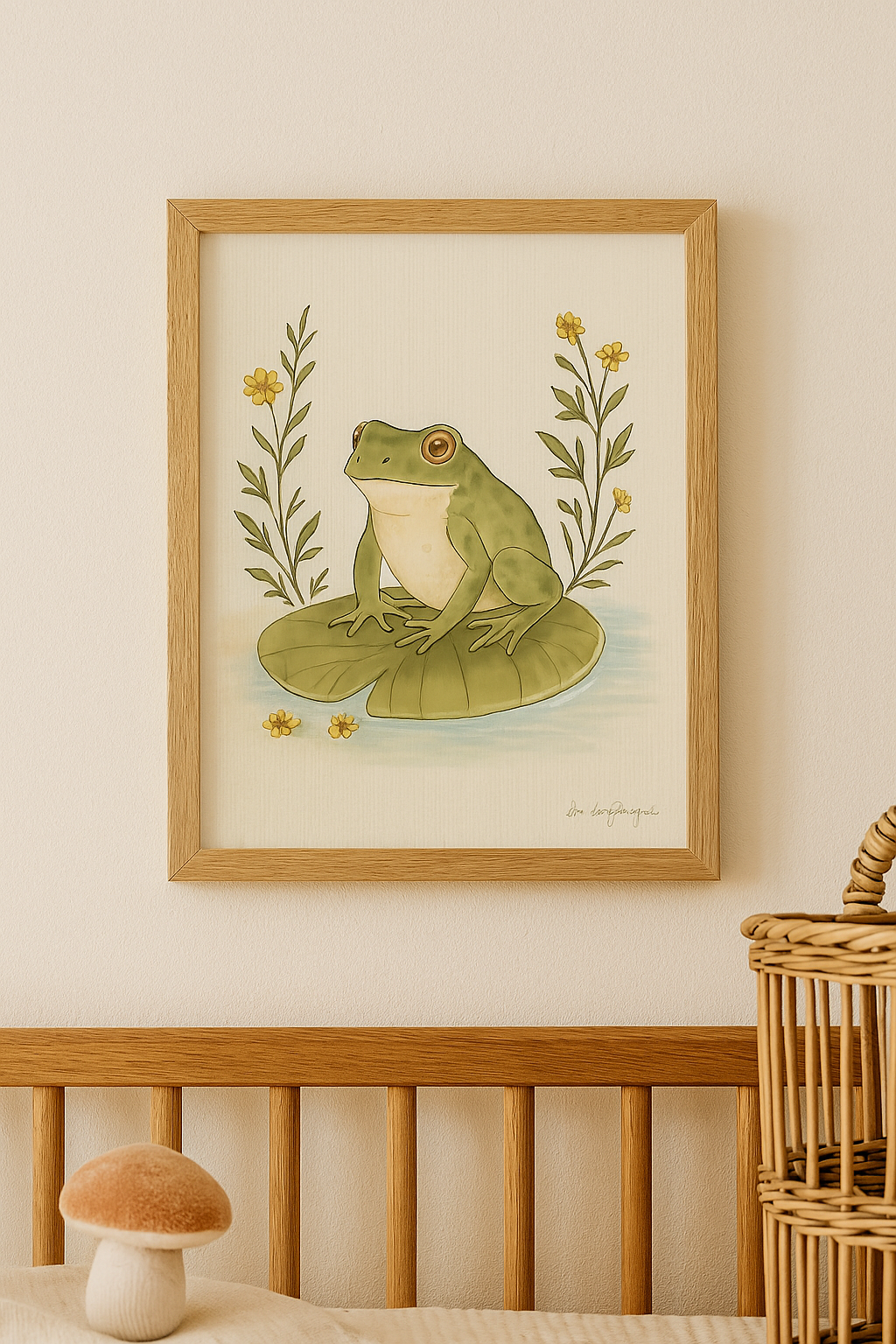 Frog – Woodland Art Print