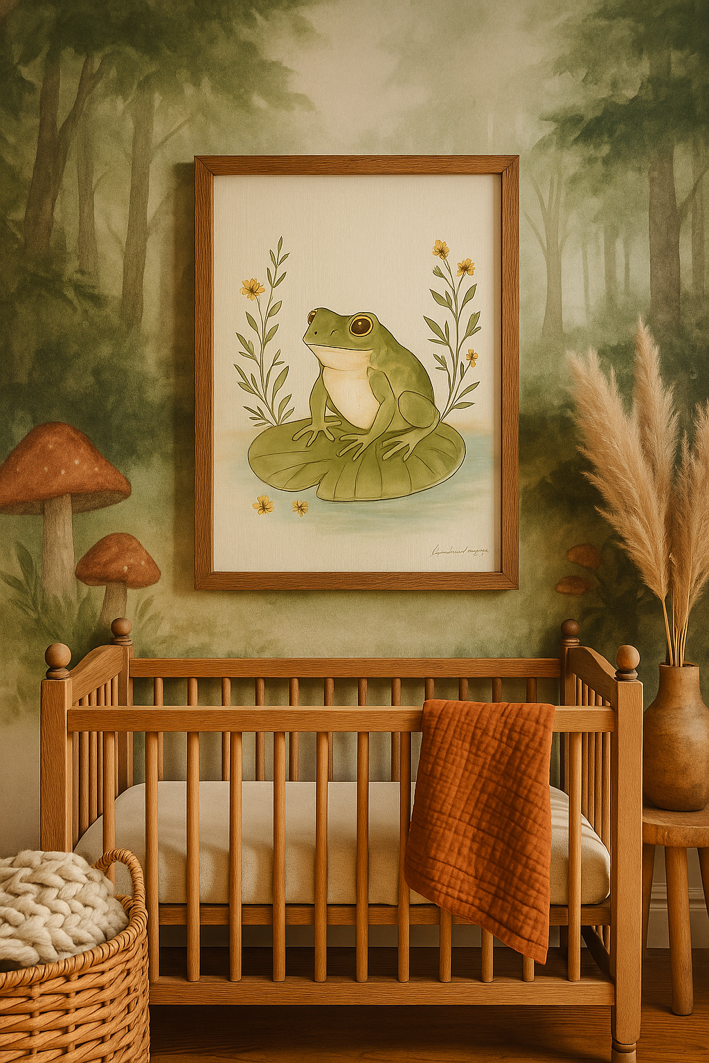 Frog – Woodland Art Print