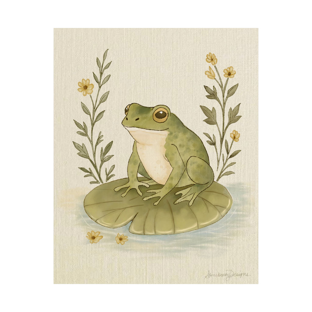 Frog – Woodland Art Print